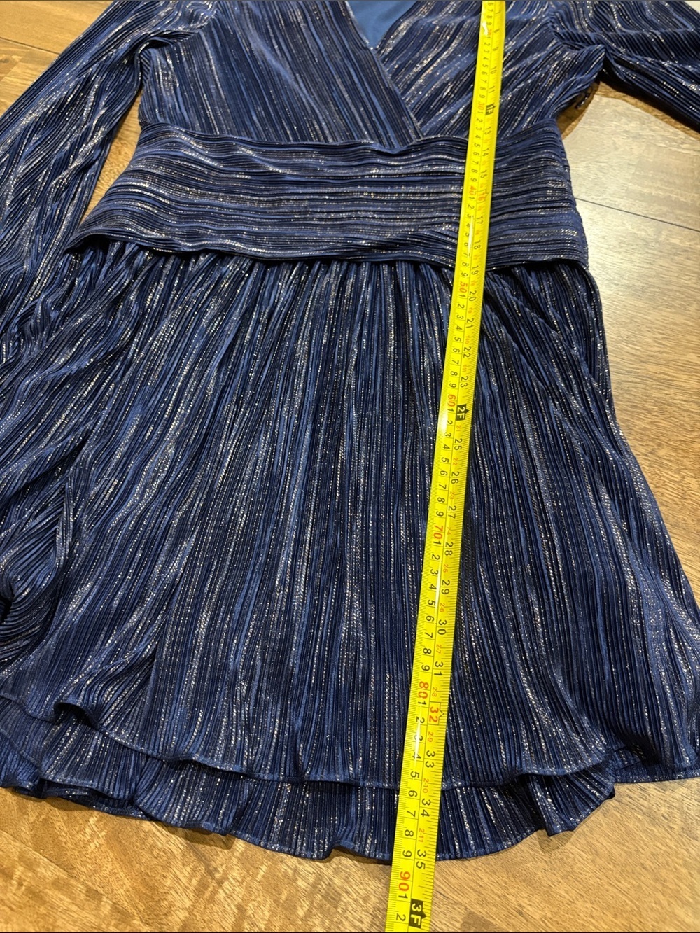 Lilly Pulitzer Jessamie Long Sleeve Dress, Color Low Tide Navy  Dress Size 8 - Picture 10 of 12